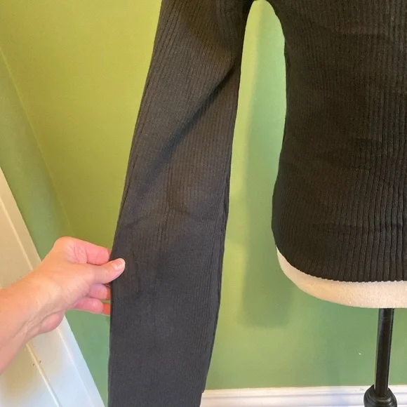 Hollister Ribbed Square Neck Sweater - Picture 4 of 7